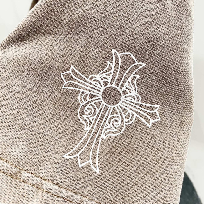 Ch*0me He**ts short sleeve shirt the make old cross-shaped letters cp00110