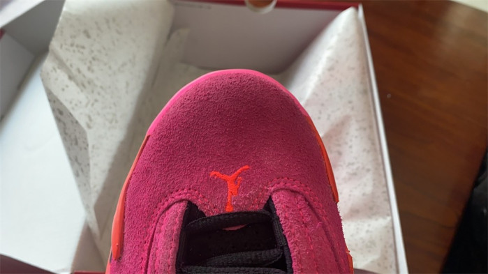 air jordan 14 low wmns “shocking pin dh4121-600