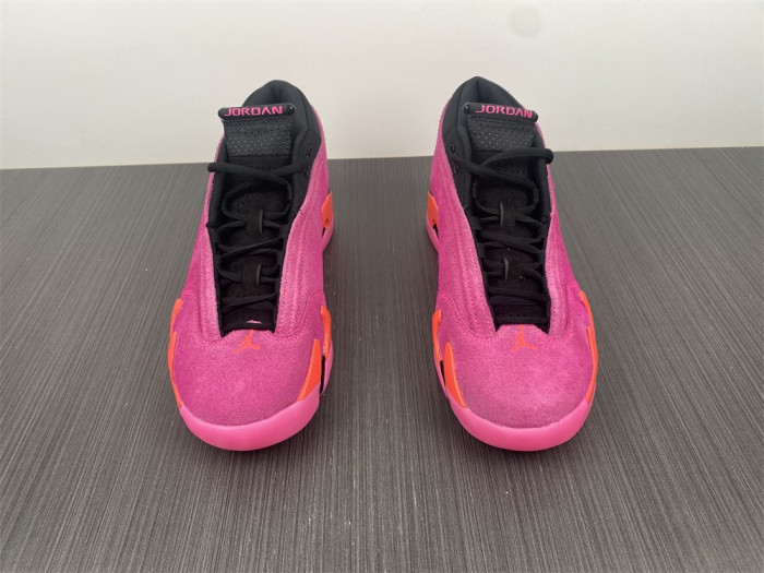 air jordan 14 low wmns “shocking pin dh4121-600