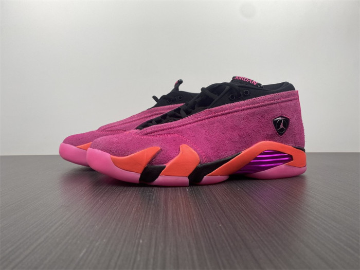 air jordan 14 low wmns “shocking pin dh4121-600