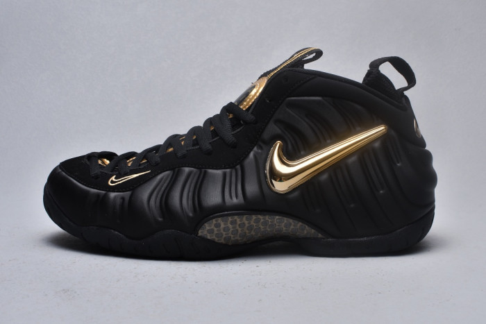nike air foamposite one authracite black metallic gold 624041-009