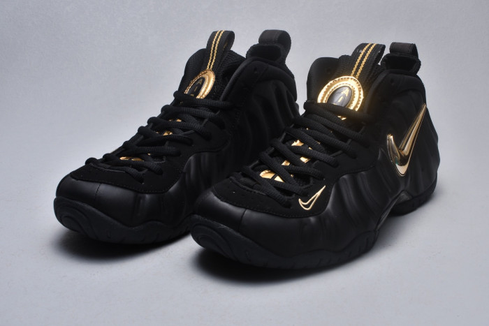 nike air foamposite one authracite black metallic gold 624041-009
