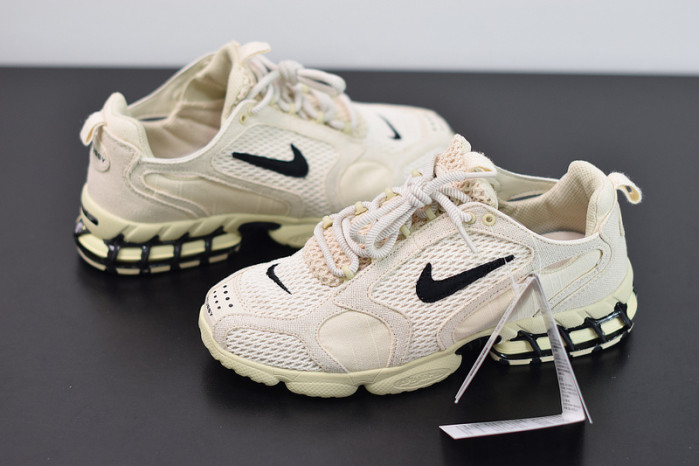 nike air zoom spiridon cage 2 stussy fossil cq5486-200