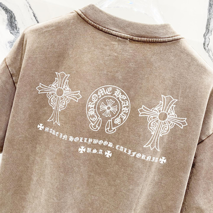 Ch*0me He**ts short sleeve shirt the make old cross-shaped letters cp00110