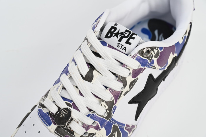 bape sta to low white purple color spray