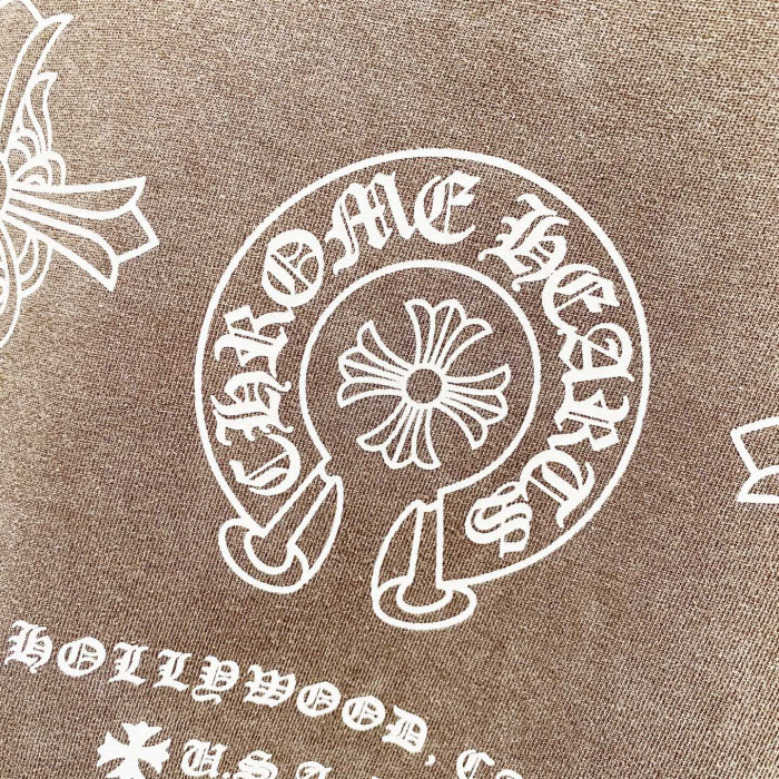 Ch*0me He**ts short sleeve shirt the make old cross-shaped letters cp00110