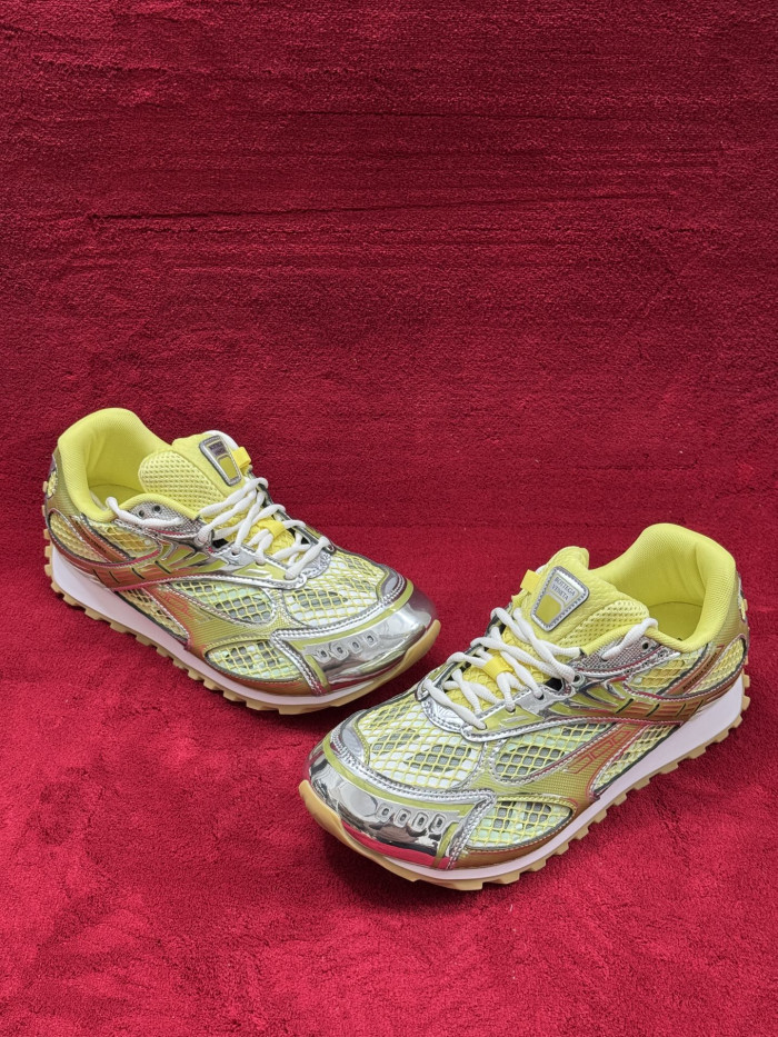 Bottega Veneta Orbit Silver Yellow bv25487