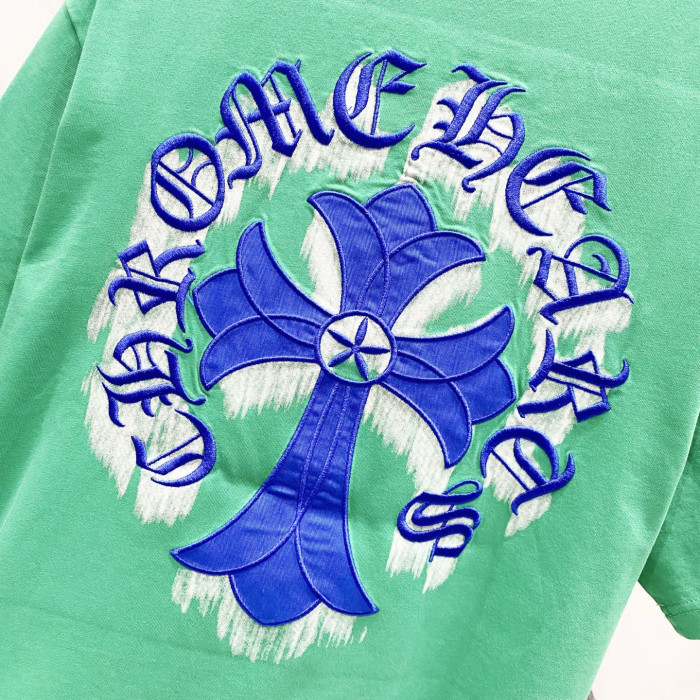 Ch*0me He**ts short sleeve shirt cross-shaped letters cp00111