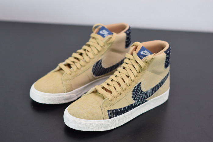 nike sb zoom blazer mid sashiko sesame ct0715-200