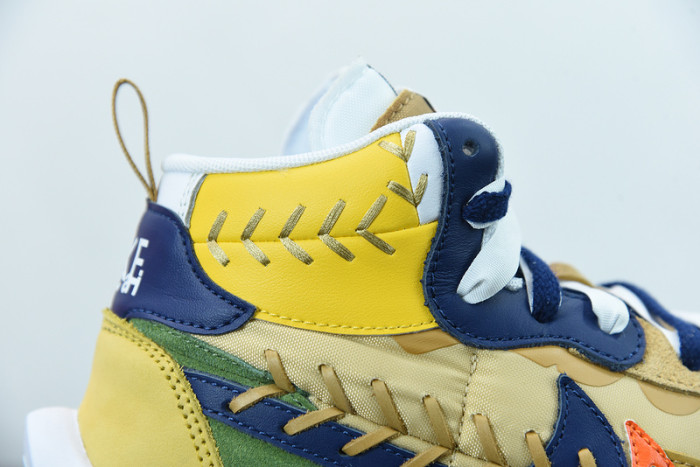 nike vaporwaffle sacai jean paul gaultier sesame blue dh9186-200