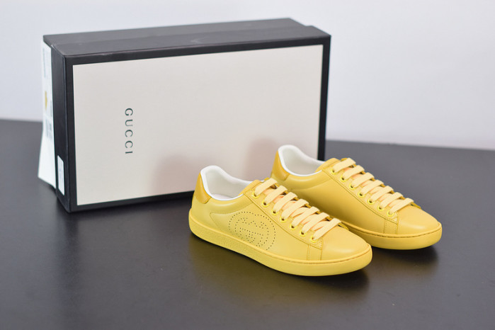 gci low top sneaker yellow g011
