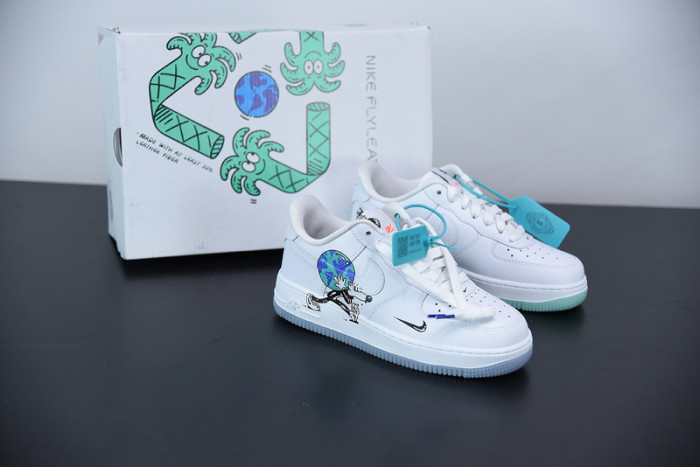 nike air force 1 flyleather steve harrington earth day ci5545-100
