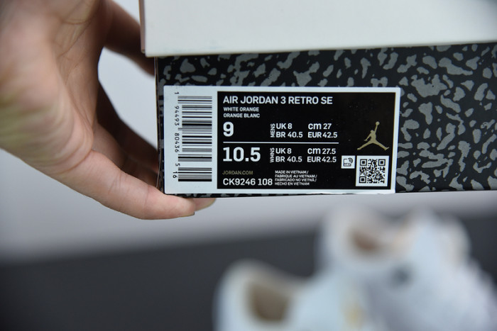 air jordan 3 wmns “laser orange” ck9246-108