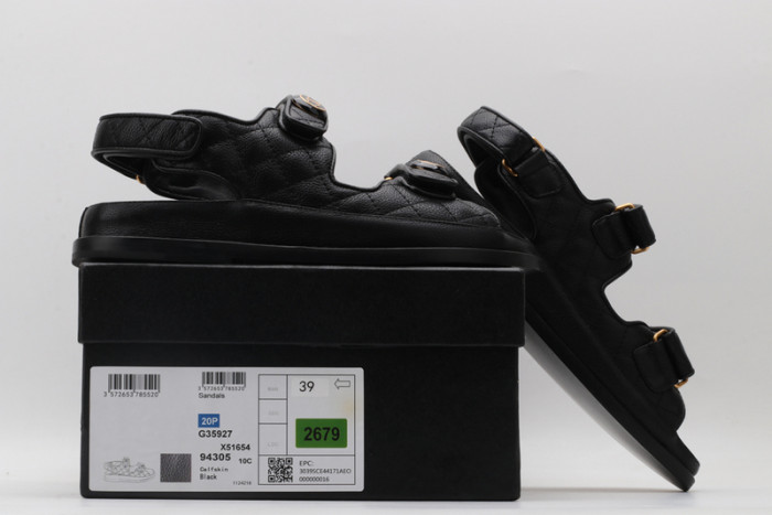 CN Slide Sandal Black 1984