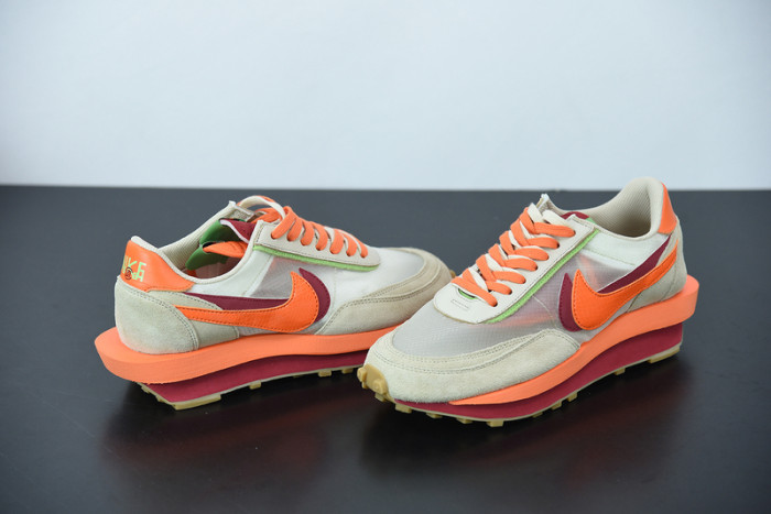 fragment design x sacai x nk ldwaffle orange dh1347-100