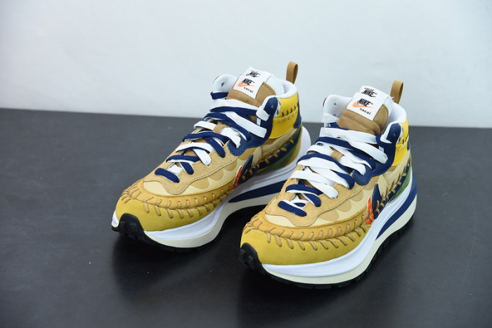 nike vaporwaffle sacai jean paul gaultier sesame blue dh9186-200