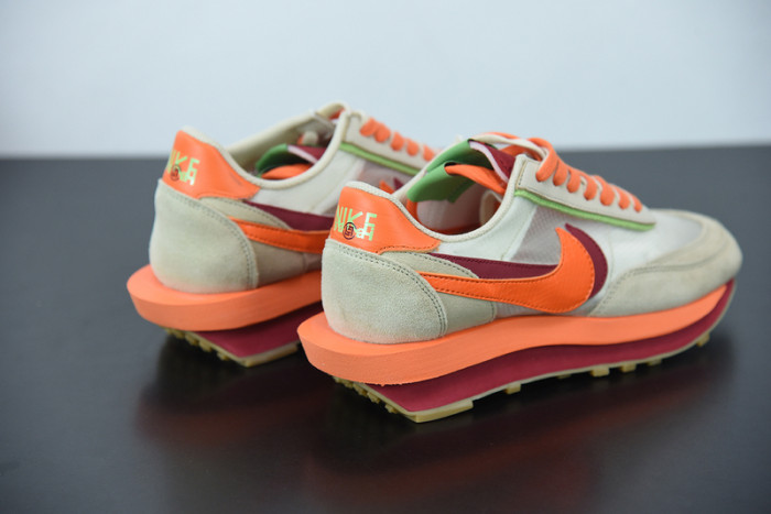 fragment design x sacai x nk ldwaffle orange dh1347-100