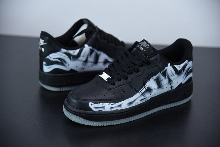 nike air force 1 low black skeleton bq7541-001