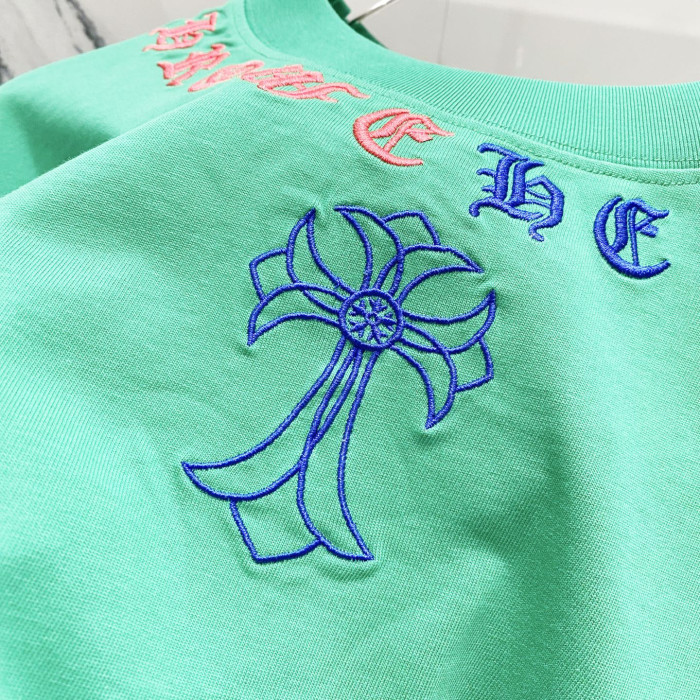 Ch*0me He**ts short sleeve shirt cross-shaped letters cp00111