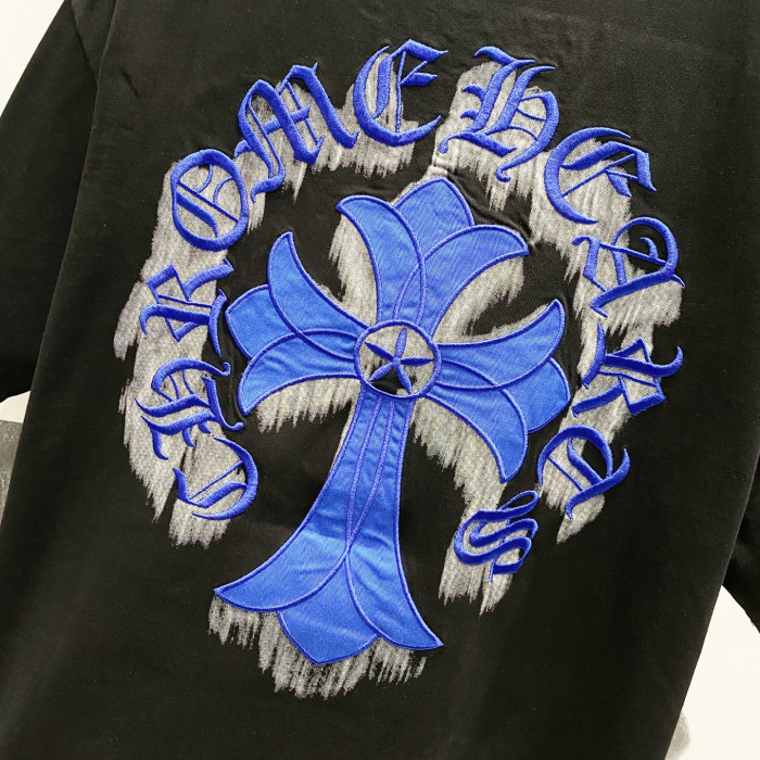 Ch*0me He**ts short sleeve shirt cross-shaped letters cp00111