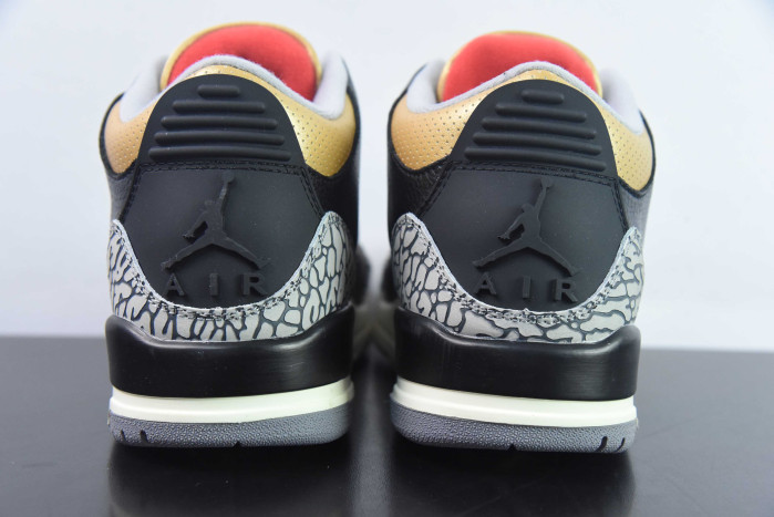 air jordan 3 black gold ck9246-067