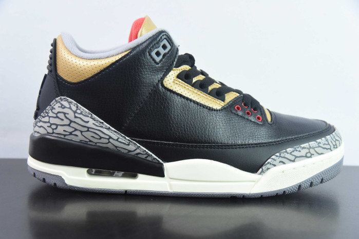 air jordan 3 black gold ck9246-067