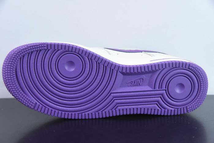 nike air force 1 07 low x S*p*e white and deep pruple su0220-012