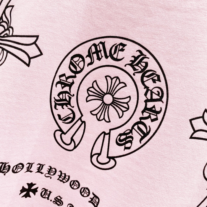 Ch*0me He**ts short sleeve shirt the make old cross-shaped letters cp00110