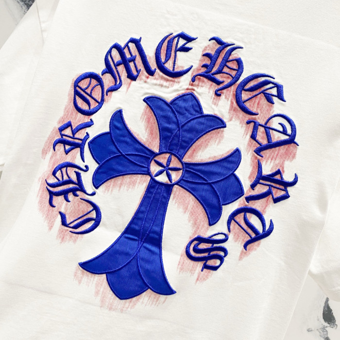 Ch*0me He**ts short sleeve shirt cross-shaped letters cp00111