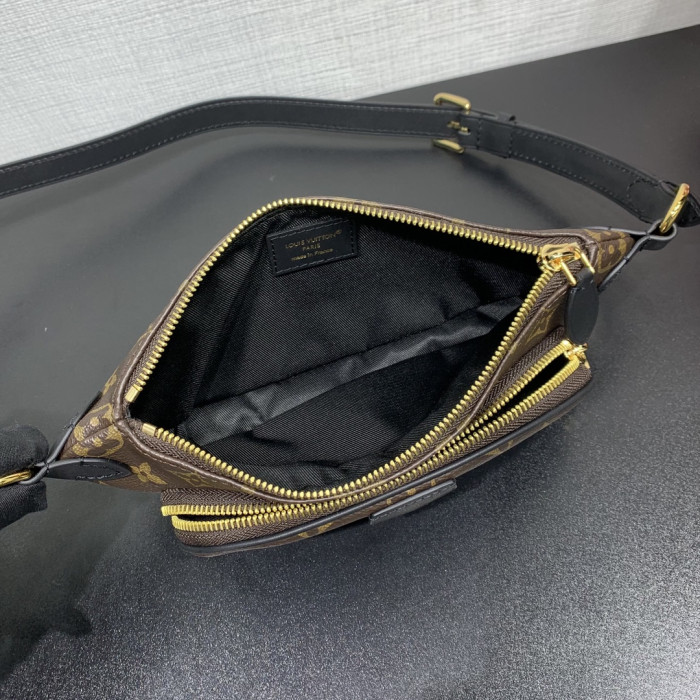Louis Vuitton LV Monogram Brown Keepit Bumbag M14806