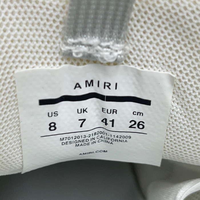 AMIRI Bone Runner Skel Top Low Sneaker