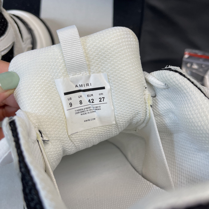 AMIRI Bone Runner Skel Top Low Sneaker