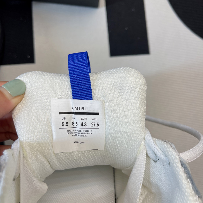 AMIRI Bone Runner Skel Top Low Sneaker