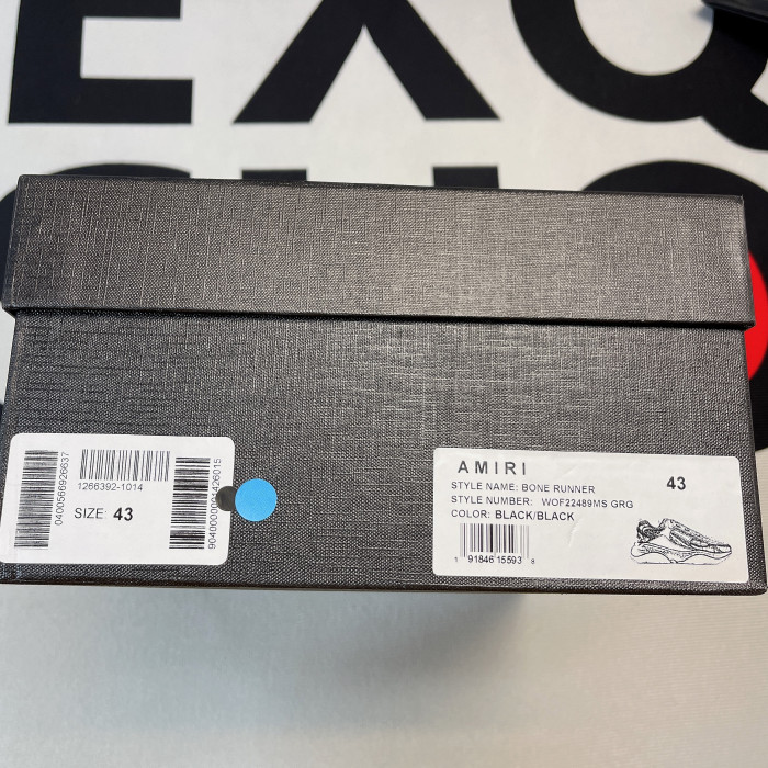 AMIRI Bone Runner Skel Top Low Sneaker