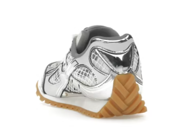 Bottega Veneta Orbit Silver White bv25481